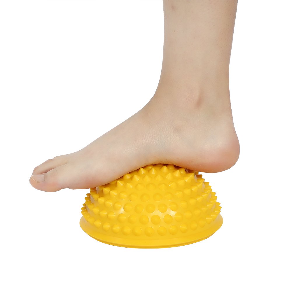 yamuna ゴールド エクササイズボール フットウェイカーズ Amazon.co.jp: Yamuna フットウェイカー、ハーフラウンドマッサージ